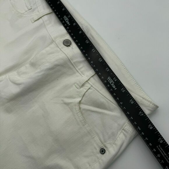 Tommy Bahama Women’s 14 White‎ Stretch Denim Jeans Pants Pockets Belt Loops - Picture 9 of 11